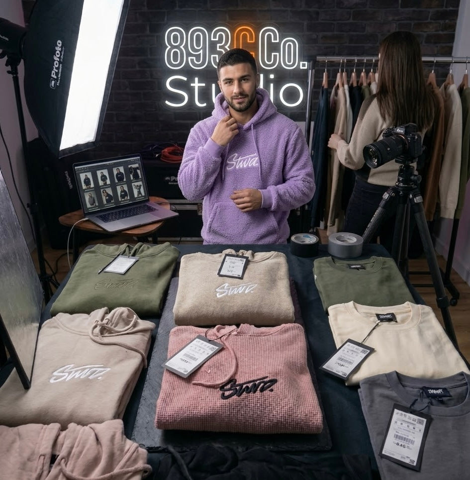 Premium Embroidered Logo Hoodie & Sweatshirt — 893C Co.