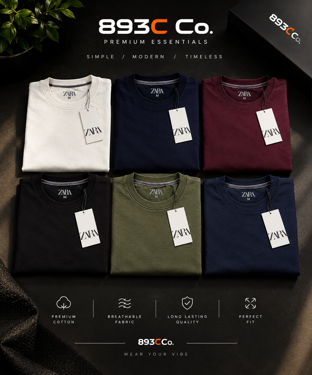 893C Co. Premium Essentials - Authentic Cotton Sweatshirt⁠