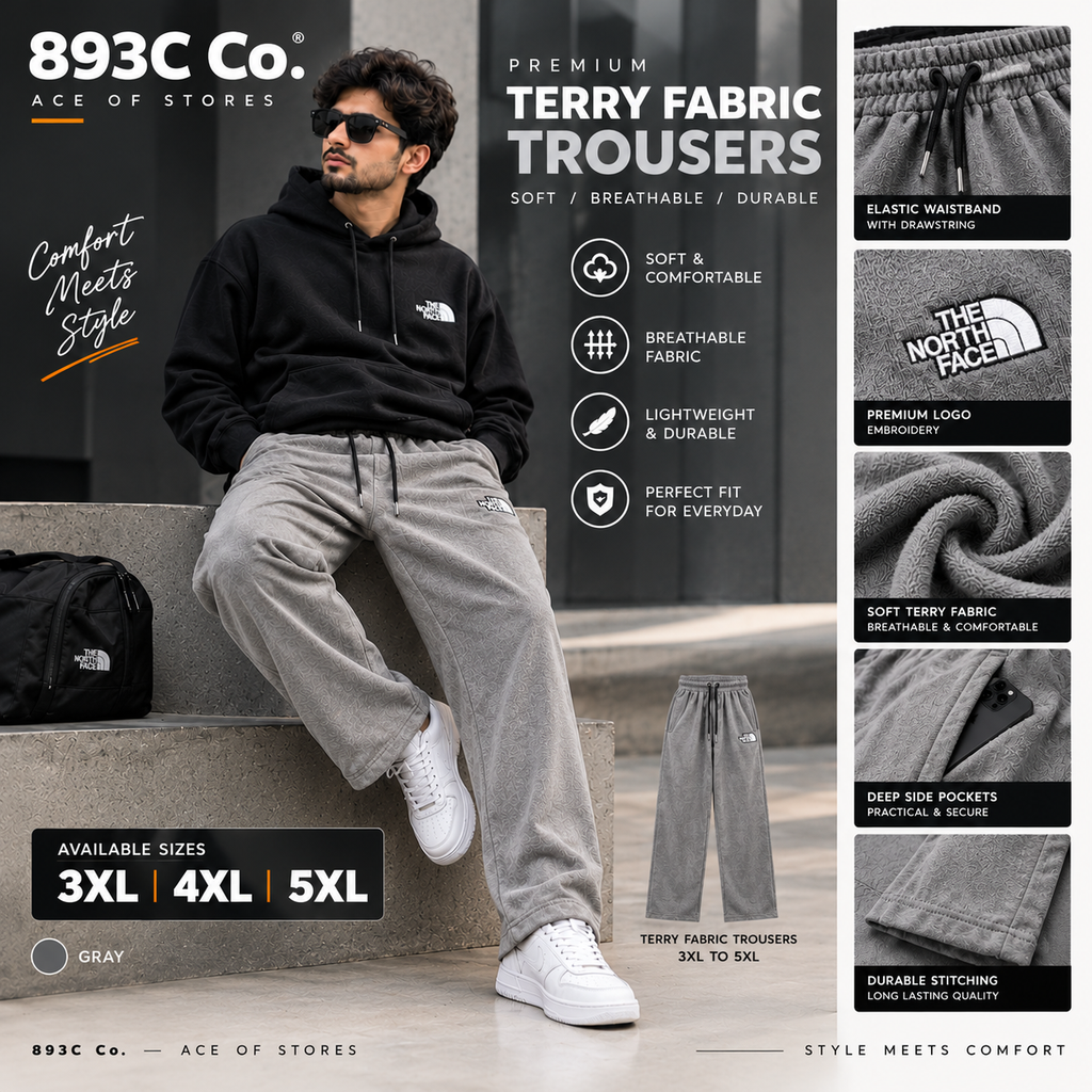 Premium Terry Fabric Trouser – 893 CCO™