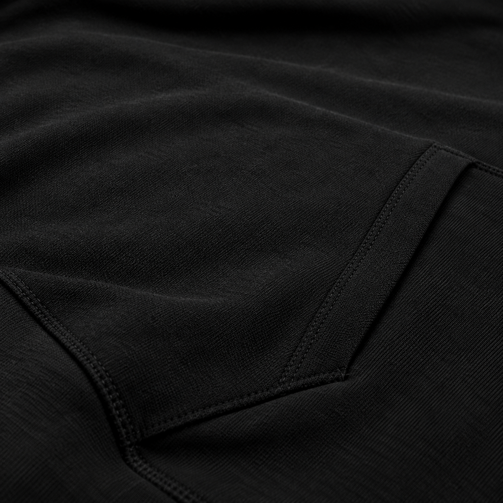Santino Black Pullover Hoodie – Men’s Casual Wear