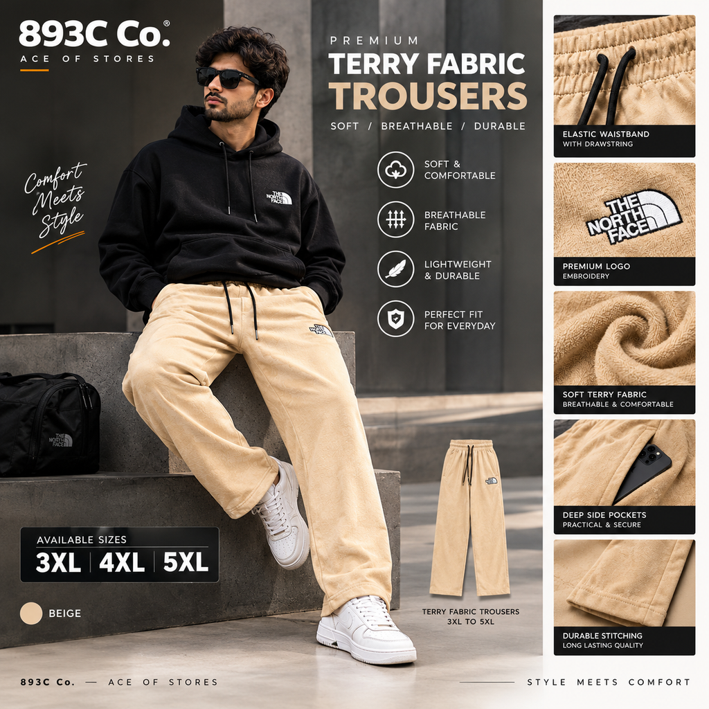 Premium Terry Fabric Trouser – 893 CCO™