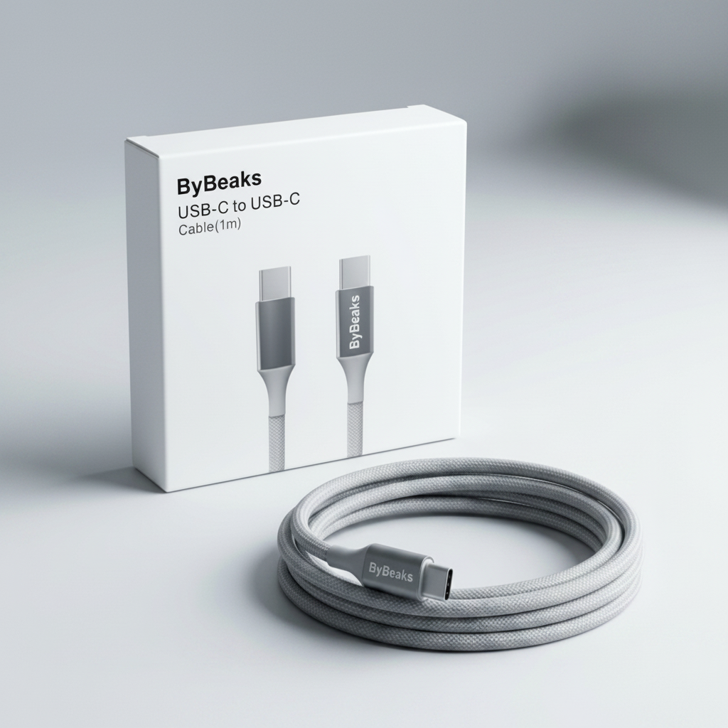 ByBeaks USB-C to USB-C Fast Charging Cable (1m)