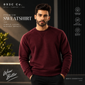 Premium Fleece Sweatshirt - Maroon