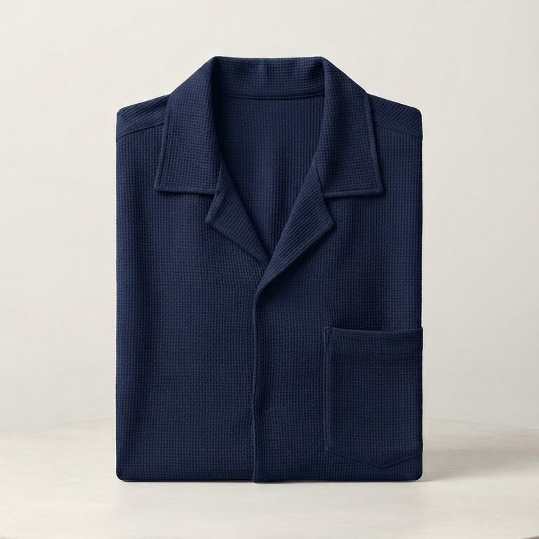 Men’s Cuban Collar Shirt – Premium Casual Collection | 893C Co.