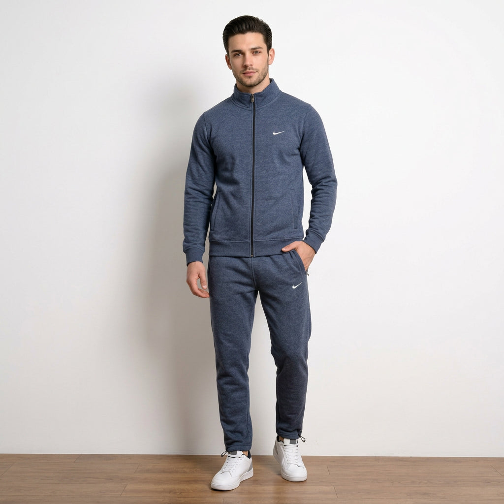 Men's Premium Zip-Up Tracksuit Set – Modern Fit, Everyday Comfort
