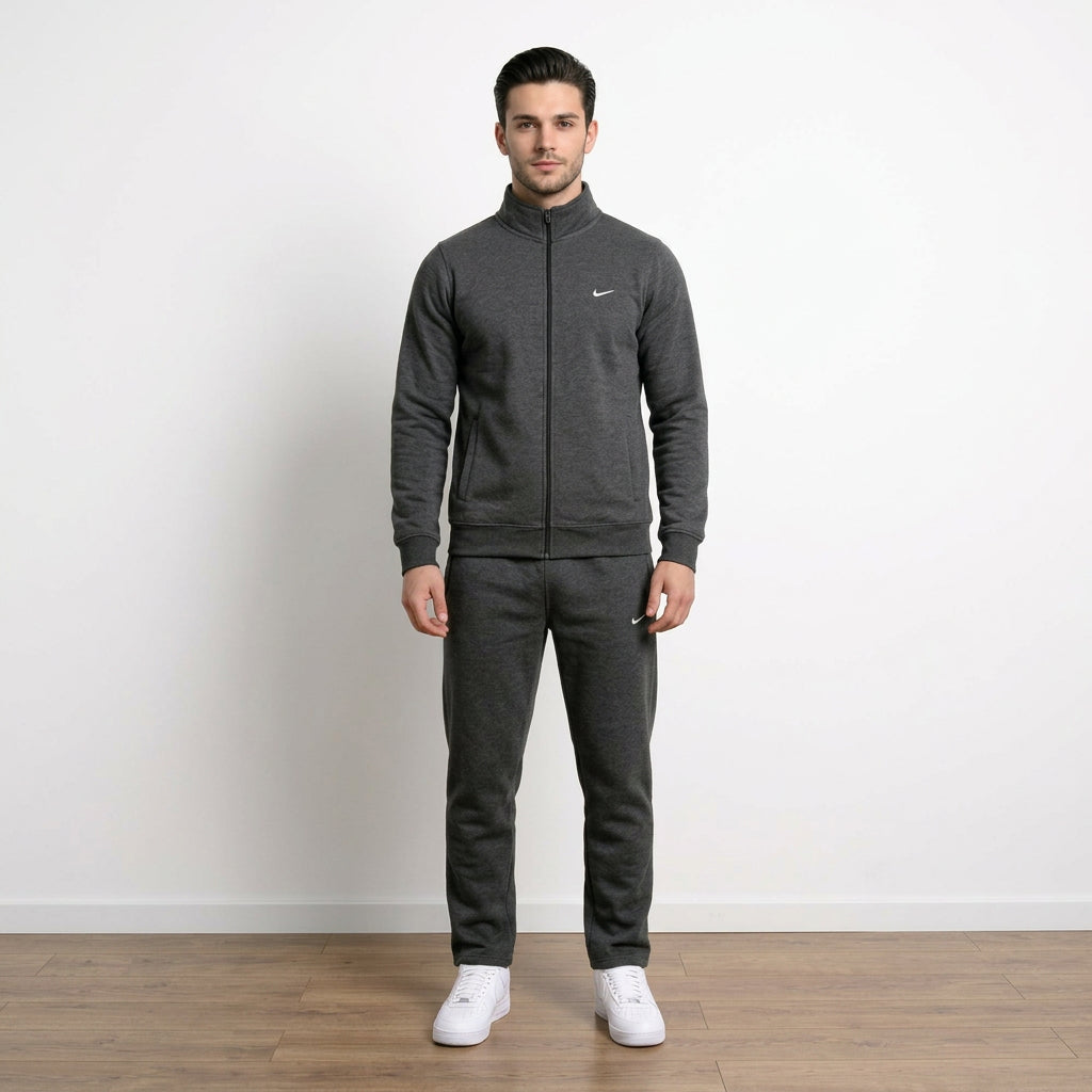 Men's Premium Zip-Up Tracksuit Set – Modern Fit, Everyday Comfort