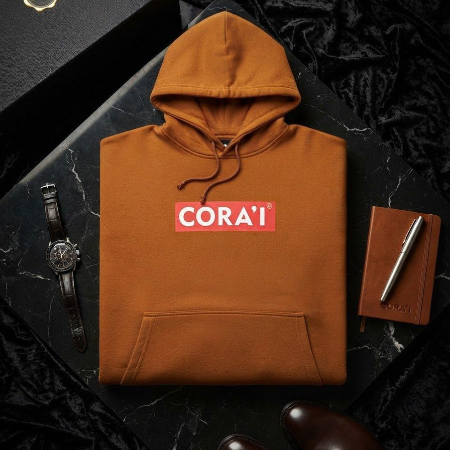 CORA'I Signature Heavyweight Hoodie — Rich Amber