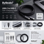 ByBeaks USB-C to USB-C Fast Charging Cable (1m)